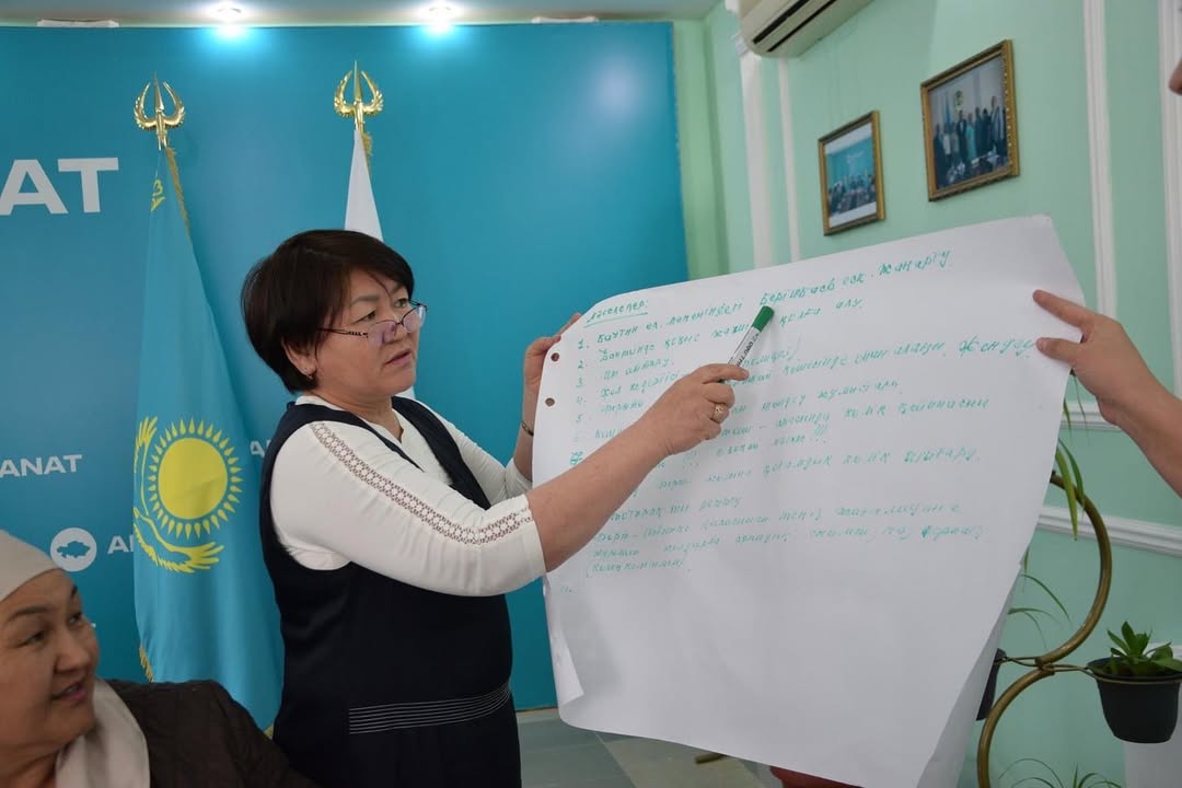 Түпқараған ауданында 2023 жылдың 5 мамырында өткен The World Cafe (Дүниежүзілік кафе) шарасында ауылдардың маңызды мәселелері талқыланды.