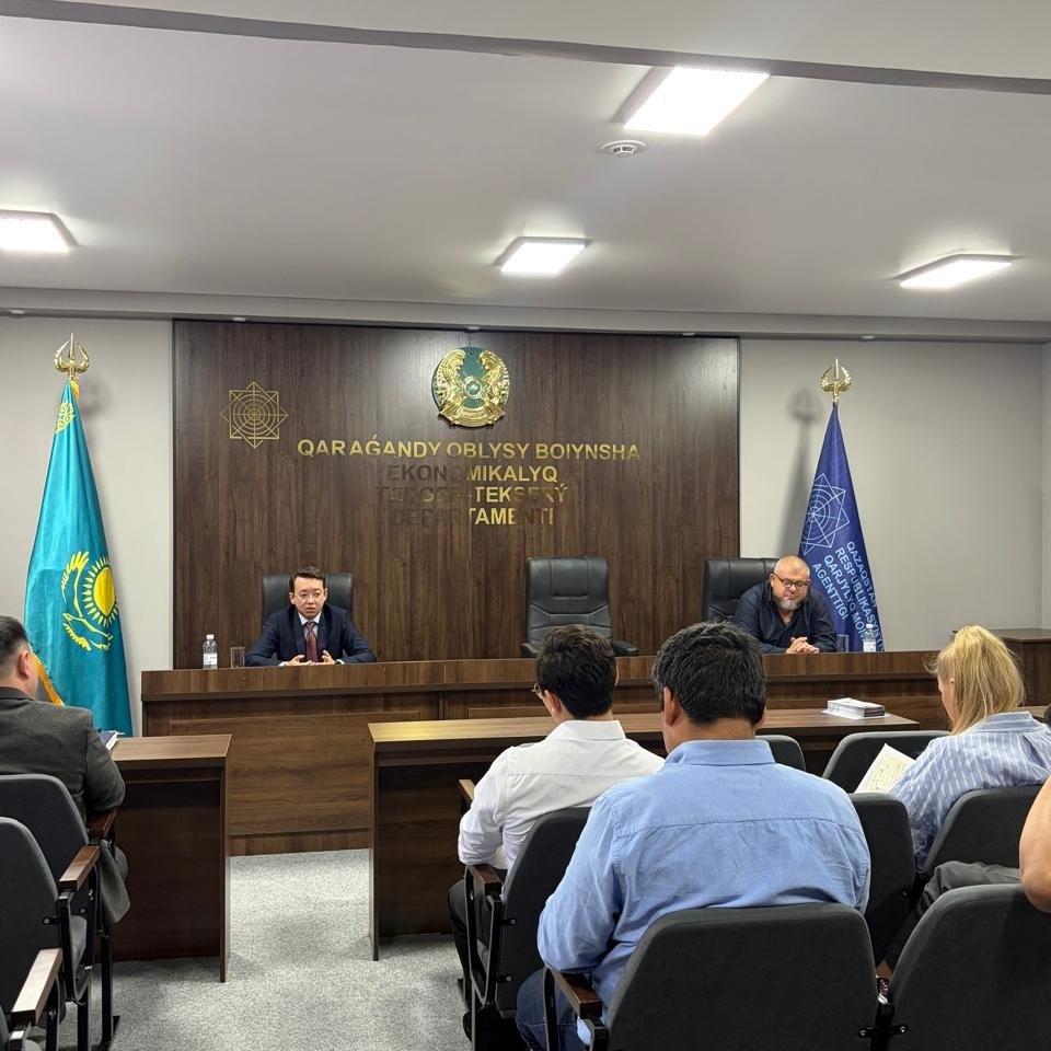 As part of the project “Organization of the Information and Awareness Group for Enhancing Religious Literacy among the Population of Karaganda City,” an informational meeting was held with employees of the Department of Economic Investigations of the Karaganda Region under the Financial Monitoring Agency of the Republic of Kazakhstan.