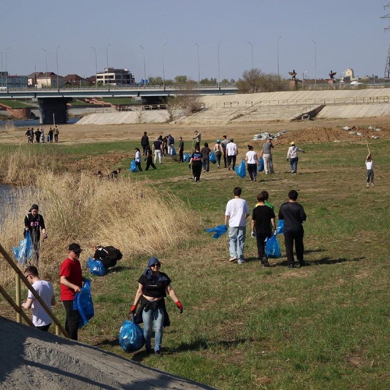 Қостанай қаласында жастар ұйымдары, еріктілер қозғалыстары және коммерциялық емес ұйымдар қатысқан ауқымды экологиялық акция өтті.