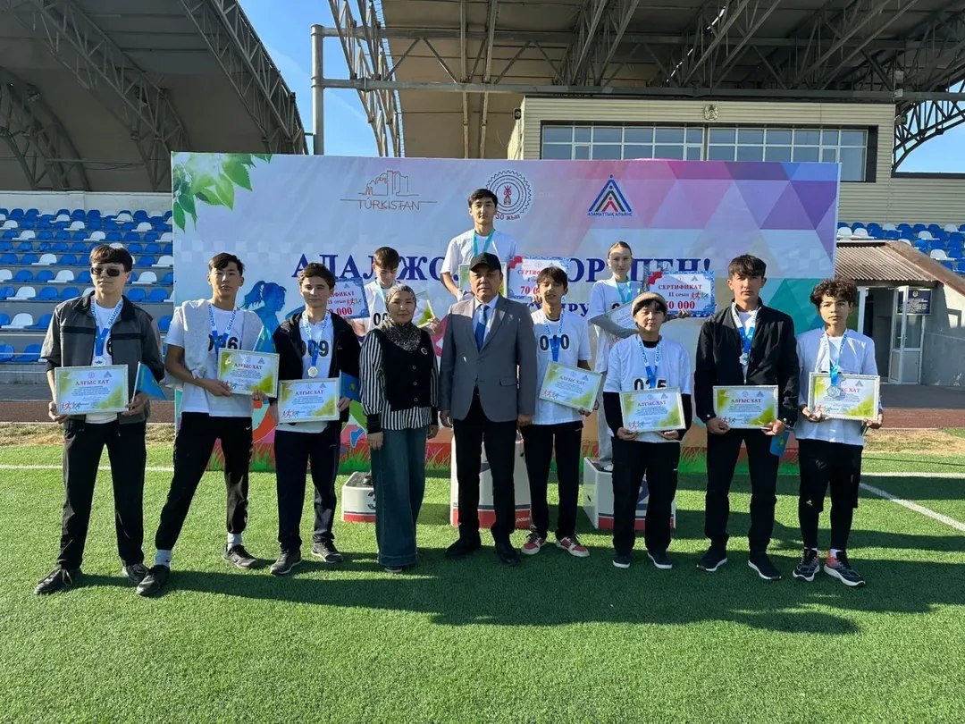 Түркістанда марафон жоғары деңгейде өтті!