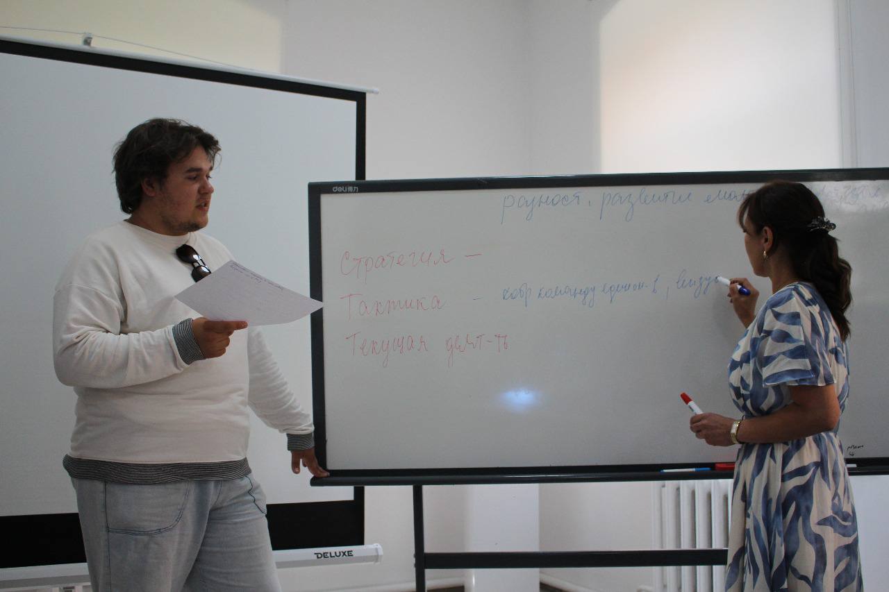 The first practical training session for representatives of rural non-governmental organizations was held